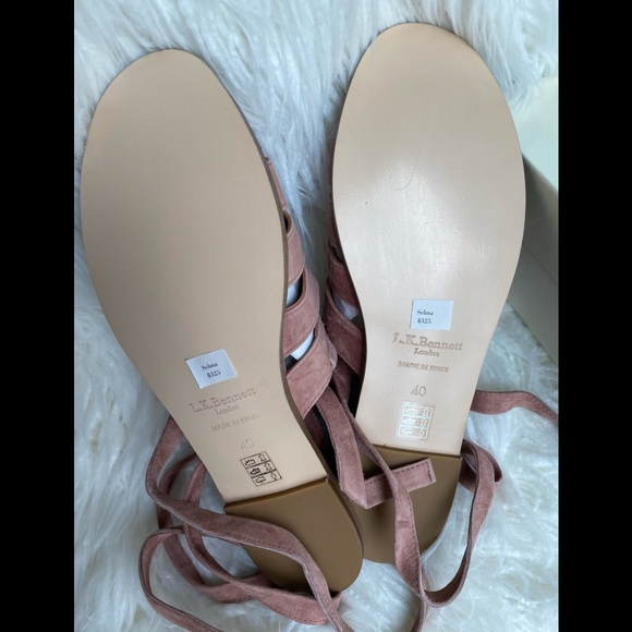 NIB L.K. Bennett Suede Selma Sandal - Picture 4 of 4